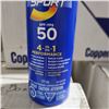 Image 2 : BOÎTE DE 6 ÉCRANS SOLAIRES EN AÉROSOL COPPERTONE FPS 50 117 ml