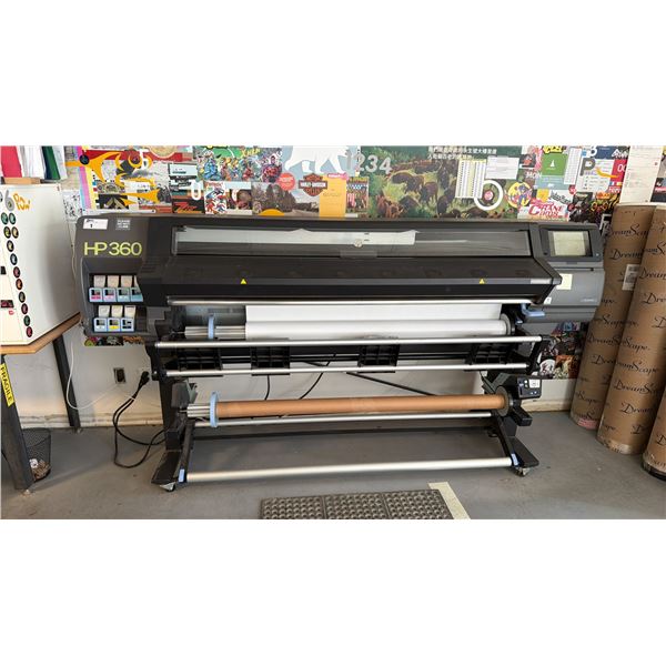 HP LATEX 360 SIGN SHOP/COMMERCIAL 64-INCH, WIDE-FORMAT AQUEOUS LATEX PRINTER