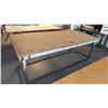 Image 2 : MOBILE WORK/CUTTING TABLE - APPROX.97" X 49" X 38" HIGH