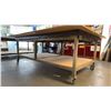 Image 3 : MOBILE WORK/CUTTING TABLE - APPROX. 108" X 72" X 38" HIGH
