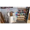 Image 12 : LARGE ASSORTMENT OF PRINTER MATERIAL (ROLLS), MULTIPLE STORAGE CABINETS AND BOOKSHELVES