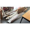 Image 3 : LARGE ASSORTMENT OF PRINTER MATERIAL (ROLLS), MULTIPLE STORAGE CABINETS AND BOOKSHELVES