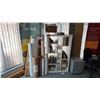 Image 5 : LARGE ASSORTMENT OF PRINTER MATERIAL (ROLLS), MULTIPLE STORAGE CABINETS AND BOOKSHELVES