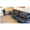 Image 3 : ASSORTED OFFICE FURNITURE - SMALL TABLE, (7) OFFICE CHAIRS, ROUND TABLE , UMBRELLA STAND WITH