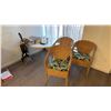 Image 5 : NATURAL WOOD WITH WHITE QUARTZ TOP RECEPTION COUNTER, OFFICE CHAIR, FILING CABINET, (2) ACER