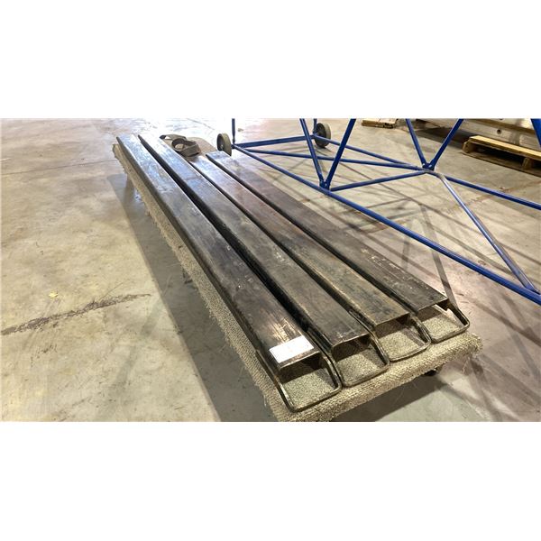 2 PAIRS OF FORKLIFT EXTENSION FORKS - 96" AND 72"