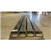 Image 4 : 2 PAIRS OF FORKLIFT EXTENSION FORKS - 96" AND 72"