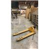 Image 1 : HU-LIFT 5500 LBS. CAPACITY (YELLOW) PALLET JACK *LAST DAY REMOVAL AFTER 3PM*