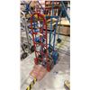 Image 1 : 2 SOLID TIRE HAND TRUCK DOLLIES (RED AND BLUE)