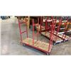 Image 2 : GROUP OF (3) RICHELIEU 4 WHEEL MATERIAL HANDLING CARTS - EACH CART APPROX. 60" X 22" X 55" HIGH