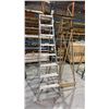 Image 1 : ALLRIGHT ALUMINIUM MULTI-WAY STEP/EXTENSION/TRESTLE AND STAIRWAY LADDER SIZE 8FT /3FT AND
