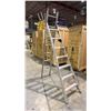 Image 2 : LITE ALUMINIUM MULTI-WAY STEP/EXTENSION/TRESTLE AND STAIRWAY LADDER AND