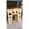 Image 2 : LARGE GROUP OF ASSORTED WOODEN SAWHORSES