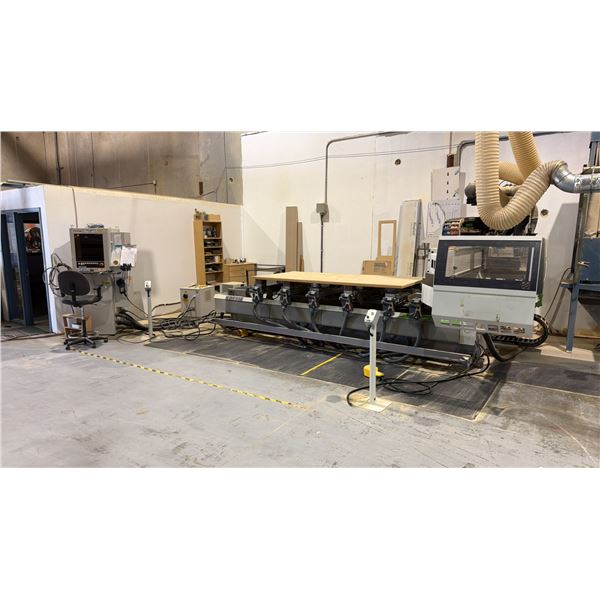 BIESSE ROVER A 1332 ATS POD AND RAIL 4-AXIS CNC ROUTER ROUTING CENTER MACHINE WITH