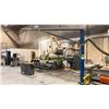 Image 1 : JIB CRANE WITH PNEUMATIC SUCTION SHEET MATERIAL MOVER - 300 LBS. CAPACITY