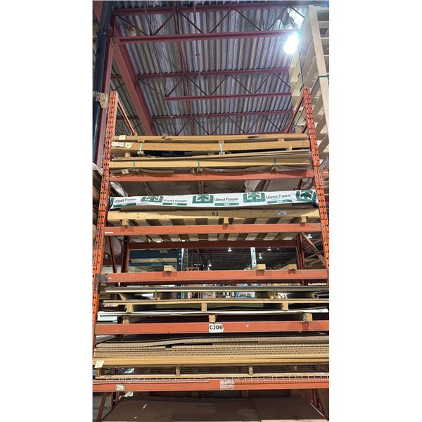 7 PARTIAL PALLETS OF ASSORTED MDF/PLYWOOD/VENEER SHEETS - APPROX. 30PCS. 4FT X 8FT SHEETS