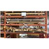Image 3 : 7 PARTIAL PALLETS OF ASSORTED WOOD - PLYWOOD SHEETS, ALUMINIUM PANEL SHEETS, WHITE PLASTIC