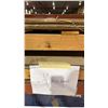 Image 8 : 7 PARTIAL PALLETS OF ASSORTED WOOD - PLYWOOD SHEETS, ALUMINIUM PANEL SHEETS, WHITE PLASTIC