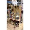 Image 1 : SPRAY PAINT CART WITH (2) PNEUMATIC PAINT POTS, HOSE LINES/REGULATORS AND (2) SPRAY GUNS