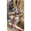 Image 4 : SPRAY PAINT CART WITH (2) PNEUMATIC PAINT POTS, HOSE LINES/REGULATORS AND (2) SPRAY GUNS