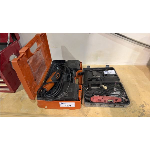 2 POWER TOOLS - FEIN VARIABLE SPEED OSCILLATING TOOL AND KING CANADA VARIABLE SPEED