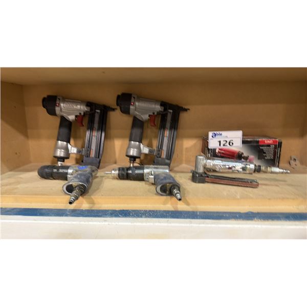 GROUP OF (6) PNEUMATIC TOOLS