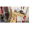 Image 5 : ASSORTED TOOLS - CRAFTSMAN SHOP VAC, LEVELS, SQUARES, BOLT CUTTERS, SAWS AND MORE