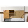 Image 4 : WOOD SHOP WORK STATION - WORK BENCH WITH WALL MOUNT CABINET AND  WORK TABLE