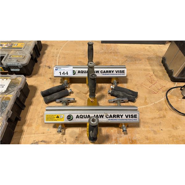 2 AQUA-JAW CARRY VISES ALL WEATHER COUNTERTOP CARRY VISE