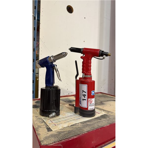 2 PNEUMATIC RIVETERS