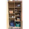 Image 2 : LARGE WORKSHOP CABINET & CONTENTS/WORK BENCH/WORK TABLE AND MOBILE MATERIAL CART
