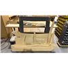 Image 3 : LARGE WORKSHOP CABINET & CONTENTS/WORK BENCH/WORK TABLE AND MOBILE MATERIAL CART