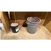 Image 7 : LARGE WORKSHOP CABINET & CONTENTS/WORK BENCH/WORK TABLE AND MOBILE MATERIAL CART