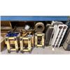 Image 4 : LARGE GROUP OF ASSORTED SHOP MATERIALS, HOSE LINES, DOLLIES, FOLDING TABLES AND MORE