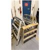 Image 2 : GROUP OF (8) ALUMINIUM SAW HORSES