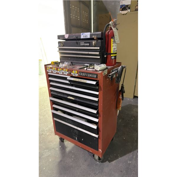 CRAFTSMAN ROLLING TOOL CABINET AND CONTENTS