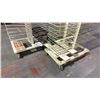 Image 3 : GROUP OF (3) PAINT BOOTH MOBILE DRYING RACKS (WHITE)