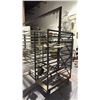 Image 3 : GROUP OF (4) PAINT BOOTH MOBILE DRYING RACKS