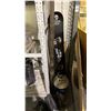 Image 3 : 2 WHITE METAL SHELF RACKING UNITS AND CONTENTS