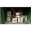 Image 3 : METAL 2 DOOR JOHN DEERE STORAGE CABINET AND CONTENTS