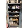 Image 7 : GROUP OF (6) METAL 2 DOOR STORAGE CABINETS WITH CONTENTS - ASSORTED PAINT, SHOP SUPPLIES,