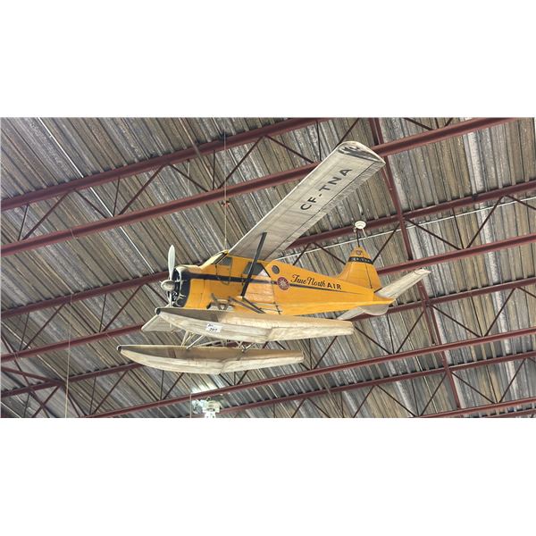 CUSTOM MADE "TRUE NORTH AIR" HANGING FLOAT PLANE MODEL - APPROX. 8FT X 12FT