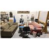 Image 1 : CONTENTS OF EMPLOYEE LOUNGE AREA - SOFAS, BAR FRIDGES, MICROWAVES, WATER COOLER AND