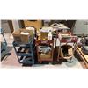 Image 1 : 3 METAL MOBILE WORK CARTS AND CONTENTS