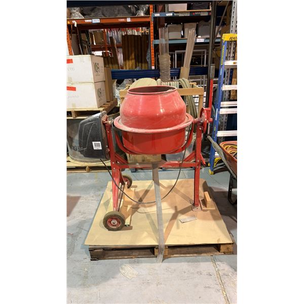 ELECTRIC CEMENT MIXER (RED)