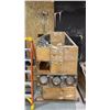 Image 1 : PALLET OF APPROX. 14 LARGE 32" METAL CANDELABRAS