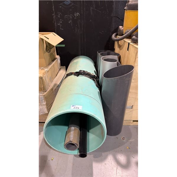 GROUP OF ASSORTED WATER PIPE SECTIONS
