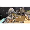 Image 1 : GROUP OF (4) ASSORTED SHOP VACUUMS AND BOX OF ACCESSORIES