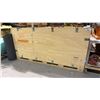 Image 1 : LARGE WOODEN STORAGE/SHIPPING CRATE - 8FT X 4FT X 4FT HIGH