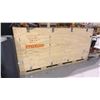 Image 2 : LARGE WOODEN STORAGE/SHIPPING CRATE - 8FT X 4FT X 4FT HIGH